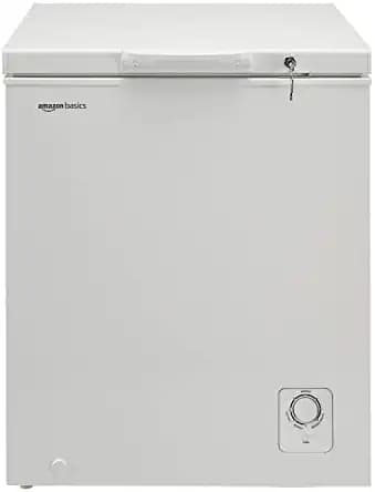 AmazonBasics 142L Direct-Cool Single Door Chest Freezer (2022, Convertible, White)