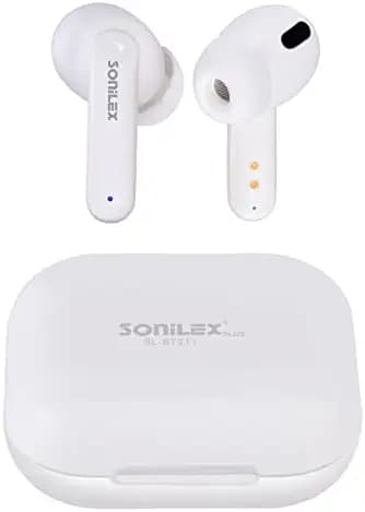 SOniLEX AIR-8 True Wireless Ear Buds SL-BT-211 (White) with Bluetooth Version 5.0, Microphone, Light Weight Design, Quick Connect Technology, Super BASS, Hi-Fi Sound, Touch Sensor Controls