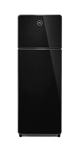 Godrej 265 L 2 Star Inverter Frost-Free Double Door Refrigerator(RT EONCRYSTAL 280B 25 RCIM OB, Onyx Black, Nano Shield Technology, 30 days of Farm Freshness, 2022 Model)
