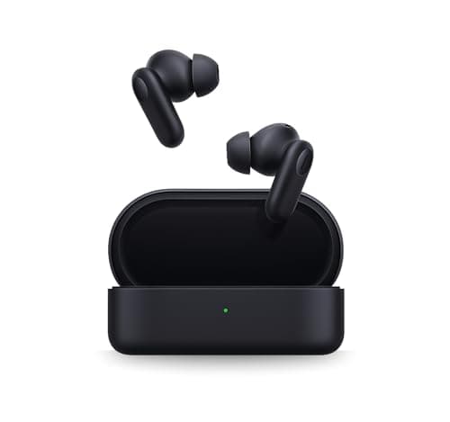 Wireless Earbuds for OnePlus Nord Buds 2r Bluetooth with Mic 12.4mm Dynamic Drivers 38Hour Battery QuadMic (Black)