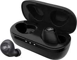 (Renewed) JBL C100TWS with Stereo Calling, Google Assistant, 17 Hour Playback Bluetooth Headset (Black, True Wireless)