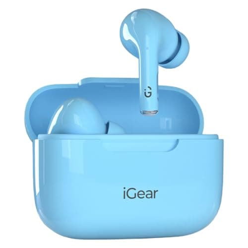 iGear Superbuds in-Ear TWS Earbuds with Bluetooth V5.4, Voice Assistance, 20H Playtime, Touch Control, Sweatproof, Clear Calls, Low Latency, Upto 5 Ho...