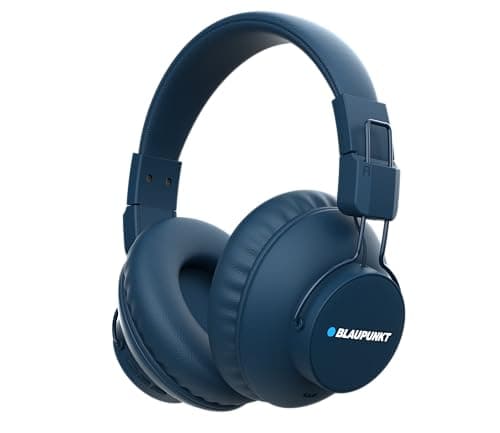 Blaupunkt Newly Launched BH41 Bluetooth Wireless Over Ear Headphones I Long Playtime I 40MM Drivers I Foldable I Flexible & Light Weight I Built in Mi...