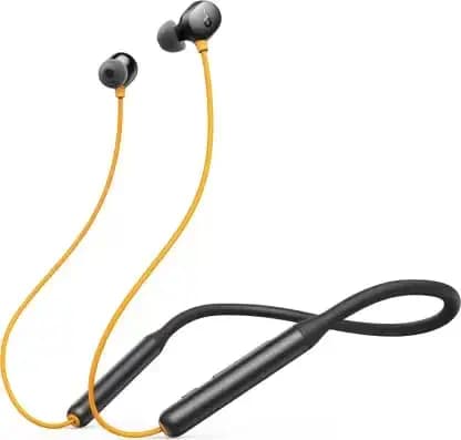 Soundcore by Anker R500 Fast Charging Neckband with 20 Hours Playtime Bluetooth Headset (Yellow, in The Ear)
