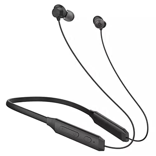 Bluetooth Earphones for OnePlus 6T / OnePlus Six T Earphone Original Like 35 Hours Playtime Bluetooth Wireless Neckband Flexible In-Ear Headphones Headset With Mic, Extra Deep Bass Hands-Free Call/Music, Sports Earbuds, Sweatproof (L320, Multi)
