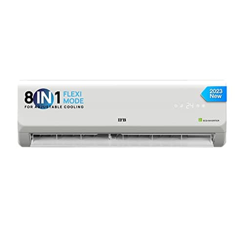 IFB 1.0 Ton 2 Star Inverter Split AC (Copper, Flexi 8-in-1 Convertible Cooling, HD Compressor, Smart Ready AC, 2023 Model, CI1322C113G1, Ivory Matte)