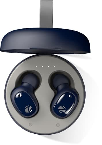 Zebronics Zeb-Sound Bomb 1 TWS Earbuds with BT5.0, Up to 12H Playback, Touch Controls, Voice Assistant, Splash Proof with Type C Portable Charging Cas