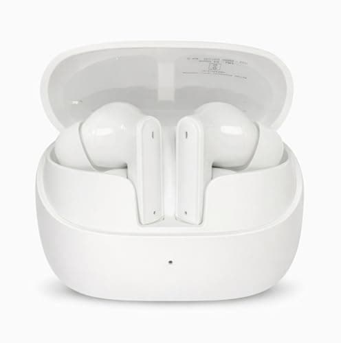 Wave Truly Wireless Earbuds with 40H of Playtime, Quad Mic with ENC, Instacharge 10 Min 10 Hour, 13Mm Driver, Low Latency, BT V5.2 (White)