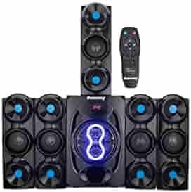 BOOOMY Decent HT-High Bass Sound System 9500 W Bluetooth Home Theatre 9500 W Bluetooth Home Theatre (Black, 5.1 Channel) UYER56H4