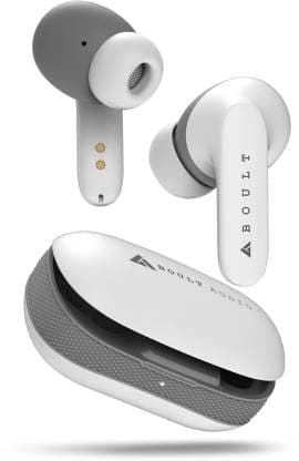 (Renewed) Boult Audio AirBass Y1 TWS Earbuds Bluetooth Headset (White)