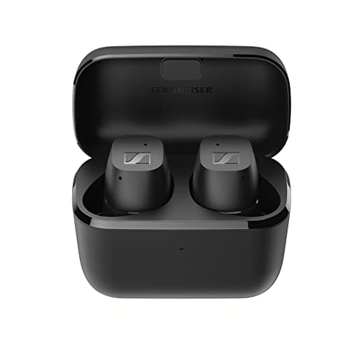 (Renewed) Sennheiser CX True Wireless Earbuds - Bluetooth In-Ear Headphones for Music and Calls with Passive Noise Cancellation, Customizable Touch Controls, Bass Boost, IPX4 and 27-hour Battery Life, Black