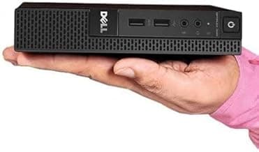 (Renewed) Refurbay Certified for Dell Micro PC - Intel Core i3 | 8GB RAM & 256 GB SSD | WiFi 5GHz | Genuine Windows 11 + Office Suite