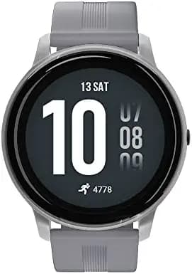 SYSKA SW200 Smart Watch 100+ Cloud & Customizable Watch Faces | Smart Notifications for Calls, SMS, Whatsapp|Battery Runtime-Upto 10 Days (Cloud Grey)