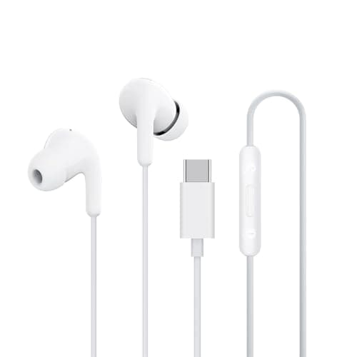 Xiaomi Type-C in-Ear Earphones  12.4mm Drivers, HD Microphone, IP54 Water Resistance  White