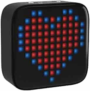 Portronics Pixel 8W Portable Bluetooth Speaker with 32 LED Displays Animation, TWS Feature, USB & SD Card Slot(Black)