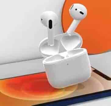 DUXBURY AIR_PODS PRO Bluetooth Headset (White, True Wireless)