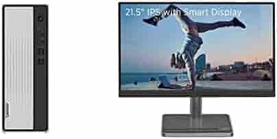 Lenovo IdeaCentre 3 Desktop (AMD Ryzen 5 3500U/8GB/256GB SSD/Windows 11/MS Office 2021/AMD Radeon Vega 8 Graphics/WiFi 5/Bluetooth 5.0/Mineral Grey), 90MV00MVIN + Lenovo 22" IPS Monitor (L22i-30)