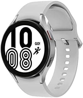 (Renewed) Samsung Galaxy Watch4 LTE (44mm, Silver, Compatible with Android only)