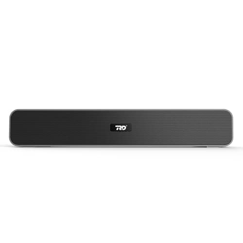 RD SP-12 Smart Wireless Soundbar | Bluetooth v5.0 Connectivity | 15 Watts 2.0 Stereo Sound Treble Extra Bass Speaker | Supports TF/SD Card, USB, and AUX | 6 Hours Playback Time | IPX4 Waterproof | Ash Color