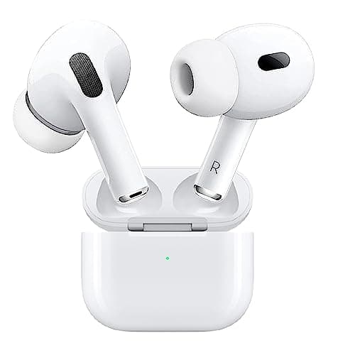 MH BRAND air- Buds Pro Bluetooth Earphone (TWS) with Touch Control, Volume Control, Wireless Charging & 25H Battery Life with Stereo Sound (White, True Wireless)