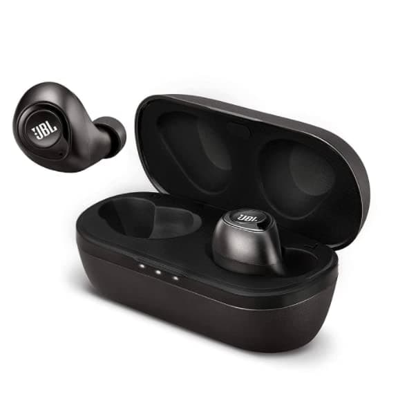 C105 TWS by Harman True Wireless in-Ear Headphones with 17 Hours Playtime (5 Hrs on Earbuds, 12 Hrs in Case), Quick Charging & Bluetooth 5.0 Black