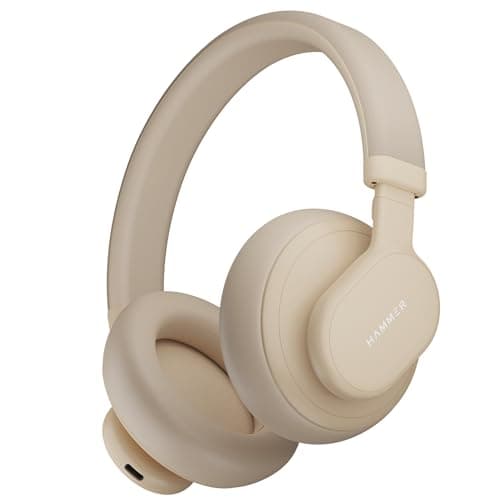 HAMMER Bash Max Over The Ear Wireless Bluetooth Headphones with Mic, Touch Control, Deep Bass, Upto 18 Hours Playtime, Bluetooth 5.3, Workout/Travel (...