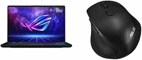 Asus Rog Zephyrus M16 (2022) 16 Inches 2K Qhd 165Hz/3Ms, Intel Core I9-12900H 12Th Gen, RTX 3080 Ti 16Gb Graphics, Gaming Laptop, GU603ZX-K8024WS + ASUS MW203 Wireless Silent Mouse (Black)