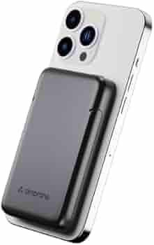 Ambrane 10000mAh Wireless Powerbank, 22.5W BoostedSpeed™, 15W Wireless Output, Quick Charge & Power Delivery, iPhone & Android Compatibility, Mag-Safe Compatible (AeroSync PB 10, Black)