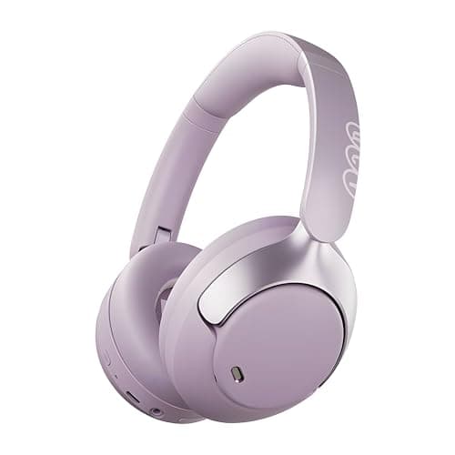 QCY H3 Pro Hi-Res LDAC ANC Headphones with Dual-Chip 40mm Titanium Drivers, 3-Mic ENC, 3D Spatial Audio, 60ms Low Latency, 55H Playtime, 10Min=2H Fast...
