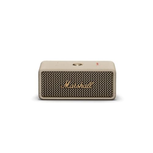 Marshall Emberton III Compact Portable Bluetooth Speaker with 32+ Hours of Playtime, (360 Sound), Dust & Waterproof (IP67)  Cream.