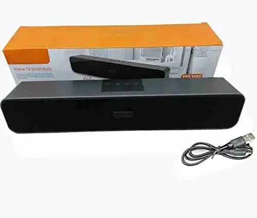 SvanDach® Super Bass Bluetooth Wireless Portable YST-3502 Sound Bar Bluetooth Speaker Compatible with All Smart Phones | with Metallic Iron net and Built in Battery | 3D Theatre Sound Effect