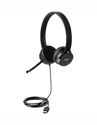 Lenovo 100 Stereo USB Headset(4XD0X88524) PC Headsets