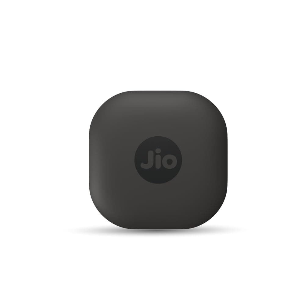 JioTag Air-BLE Tracker F11X |Lost & Found Tracker |Works on Apple Find My & JioThings |Find, Remind, Lost Modes |Global Tracking|Loud 120 dB Sound| BT...