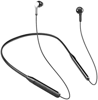GIZMORE Giz MN220 Bluetooth Wireless 5.0 in Ear Neckband Earphone with with mic, Upto 20HRS Playtime, Dual Pairing, Hi-Fi Stereo Sound, Multiple Controls and Lightweight (Grey)