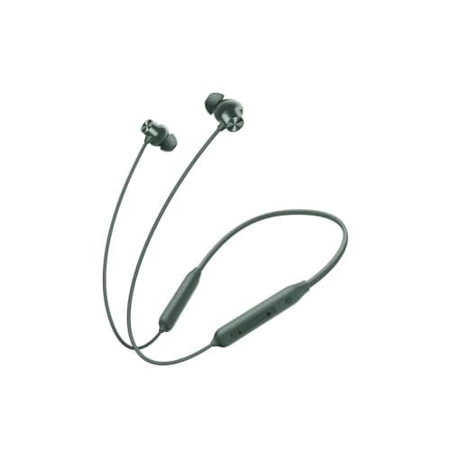 Original Bluetooth Neckband for Oneplus Z2 ANC Earphones Deep Bass Output, 45dB Noise Cancellation, Dual Device Pairing & Type-C Rapid Charging (Gree...