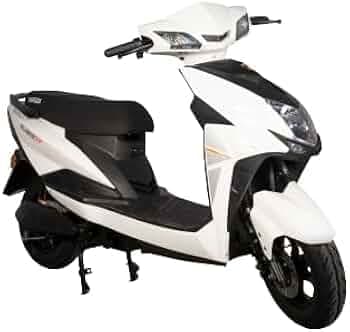 Yakuza E-Vehicles Rubie 48V Electric Scooter/Bike for Adults, 2 Wheeler, White Colour