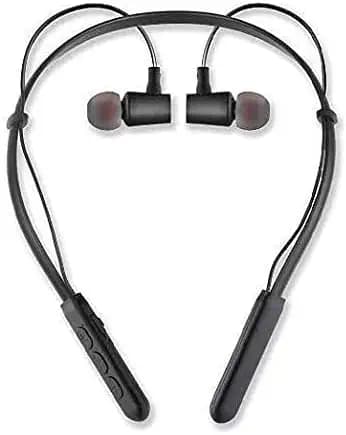 ZOBRAS B11 Neckband Bluetooth Headphones Single Ear Wireless Handsfree Sport Stereo Headsets Earphones with Inbuilt Mic Compatible with All Smartphones & Tablets.Multicolour