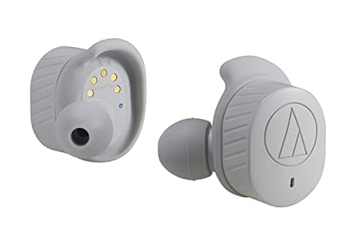 Audio-Technica ATH-SPORT7TWGY SonicSport Wireless in-Ear Headphones, Gray