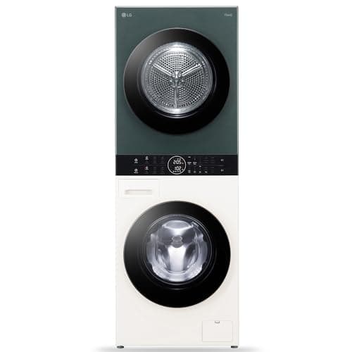 LG WashTower 13 Kg /10 Kg with AI Direct Drive & DUAL Inverter Heat Pump, Fully Automatic Front Load Washing Machine and Dryer (FWT1310BG) with Wi Fi ...