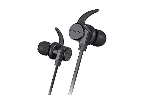 (Renewed) Creative Outlier ONE V2 Wireless Bluetooth 5.0 Sweatproof in-Ear Headphones with IPX5-Certified Water-Resistant, Built-in Microphone , 9.5 Hours Battery Life for Gym/Running/Exercise/Sports