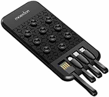 Moerdon 10000 mAh Lithium Polymer 2 Inputs Wireless Power Bank MDPB-506 Fast Charging, Black