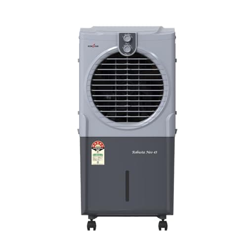 Kenstar Robusta Neo 45 Air Cooler|45L Tank | Honeycomb Cooling Pads|35" Air Throw|100W|3 Speed Control |Water Level Indicator I 5-Star BEE Rating|5-St...