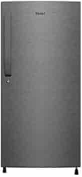 Haier 195L 5 Star with Inverter Direct-Cool Single Door Refrigerator (HED-20FDS - Brushline Silver/Dazzel Steel)