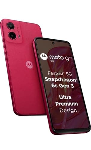 Motorola G45 5G (Viva Magenta, 4GB RAM, 128GB Storage)