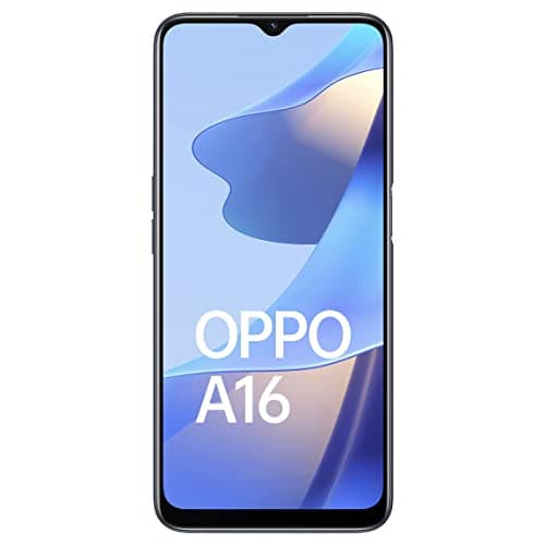 (Renewed) Oppo A16 (Crystal Black, 4GB RAM, 64GB Storage) | Flat Rs. 2750 Off with Select Bank Cards