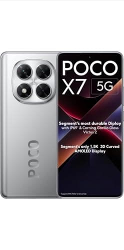POCO X7 5G (Cosmic Silver, 128 GB) (8 GB RAM)