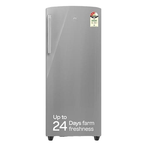 Godrej 268 L 3 Star Turbo Cooling Technology Ensuring Faster Cooling Direct Cool Single Door Refrigerator With Advanced Inverter Technology (2024 Mode...