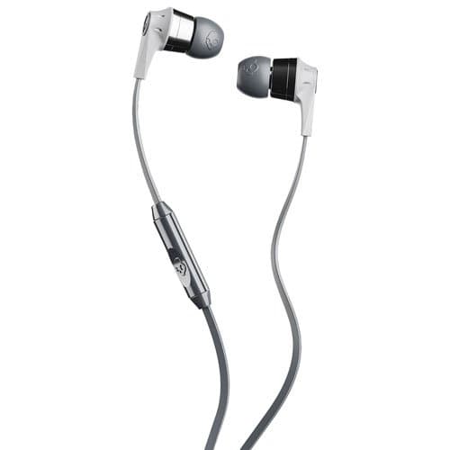 (Renewed) Skullcandy S2IKY-K610 Inkd in-Ear Headset with Mic (Gray)