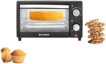 Faber 9L OTG | FOTG 9.0L Neo BK | Bake Tray, Crumb Tray, SS Wire Tray | Timer | Knob Control | Grill, Bake, Toast, Roast | 700W | Operation Indicator ...
