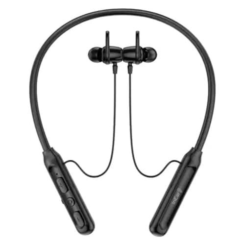 InEar DJ-M6 Neckband Bluetooth Earphones | Upto 40H Playtime | Magnetic On/Off | ENC Noise Cancellation | Voice Changer | Wireless Earbuds for Calling...